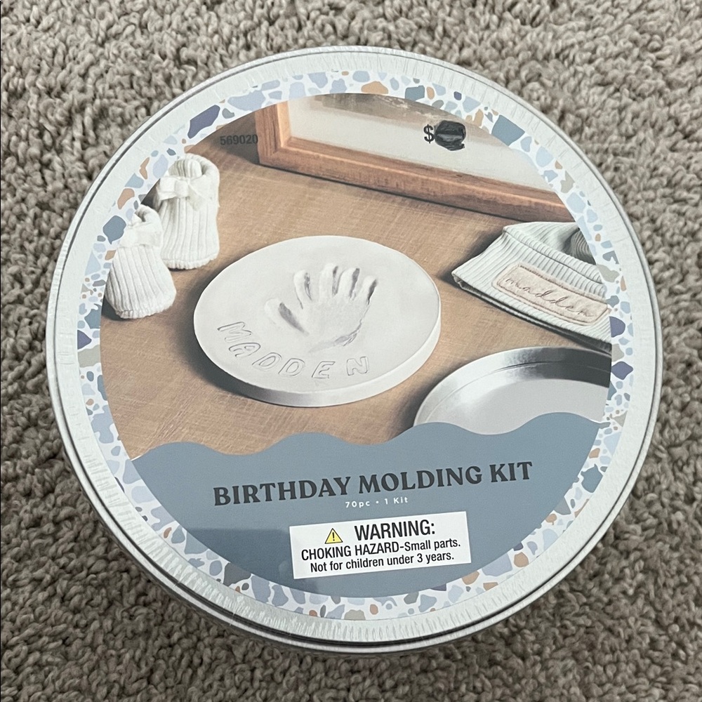 Birthday Molding Kit by – White Keepsake Clay